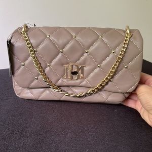 badgley mischka vegan leather bag